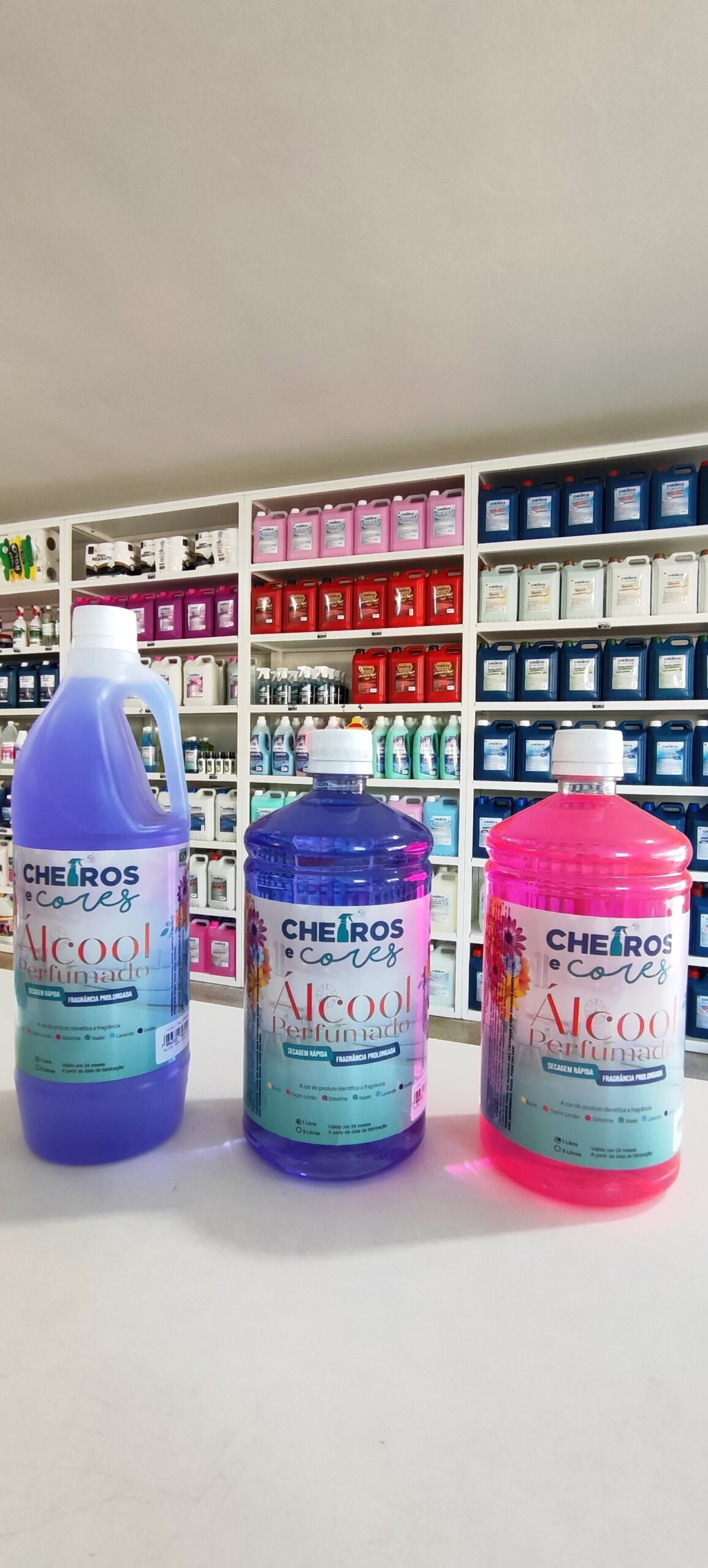 Álcool Perfumado 1L - Azul