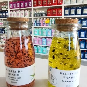 Geleia de Banho com Maracujá e Morango com Champanhe 190ml